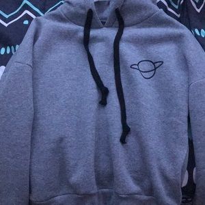 I’m selling a women’s large gray hoodie.